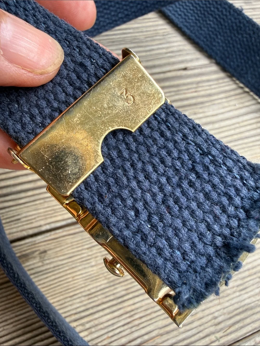 N/A woven blue